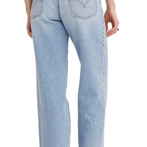 Levi's Women's 94 Baggy Light Indigo Worn In 34 waist - Picture 4 of 7
